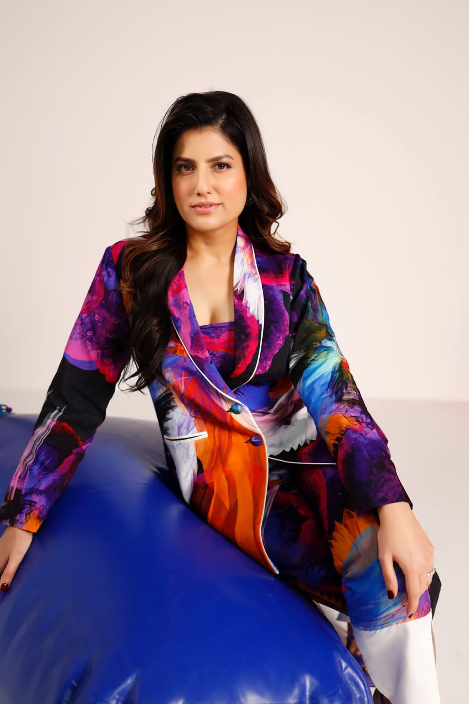 Poppy Printed Blazer Set