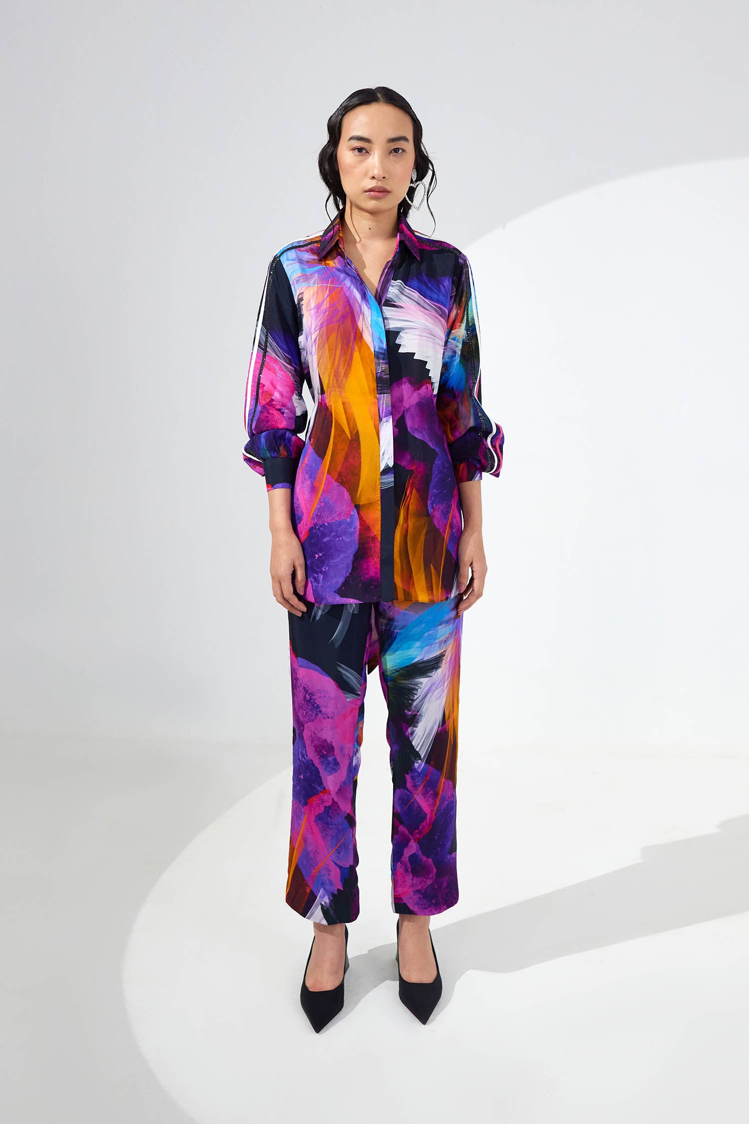 Night Sky Poppy Printed Co-ord