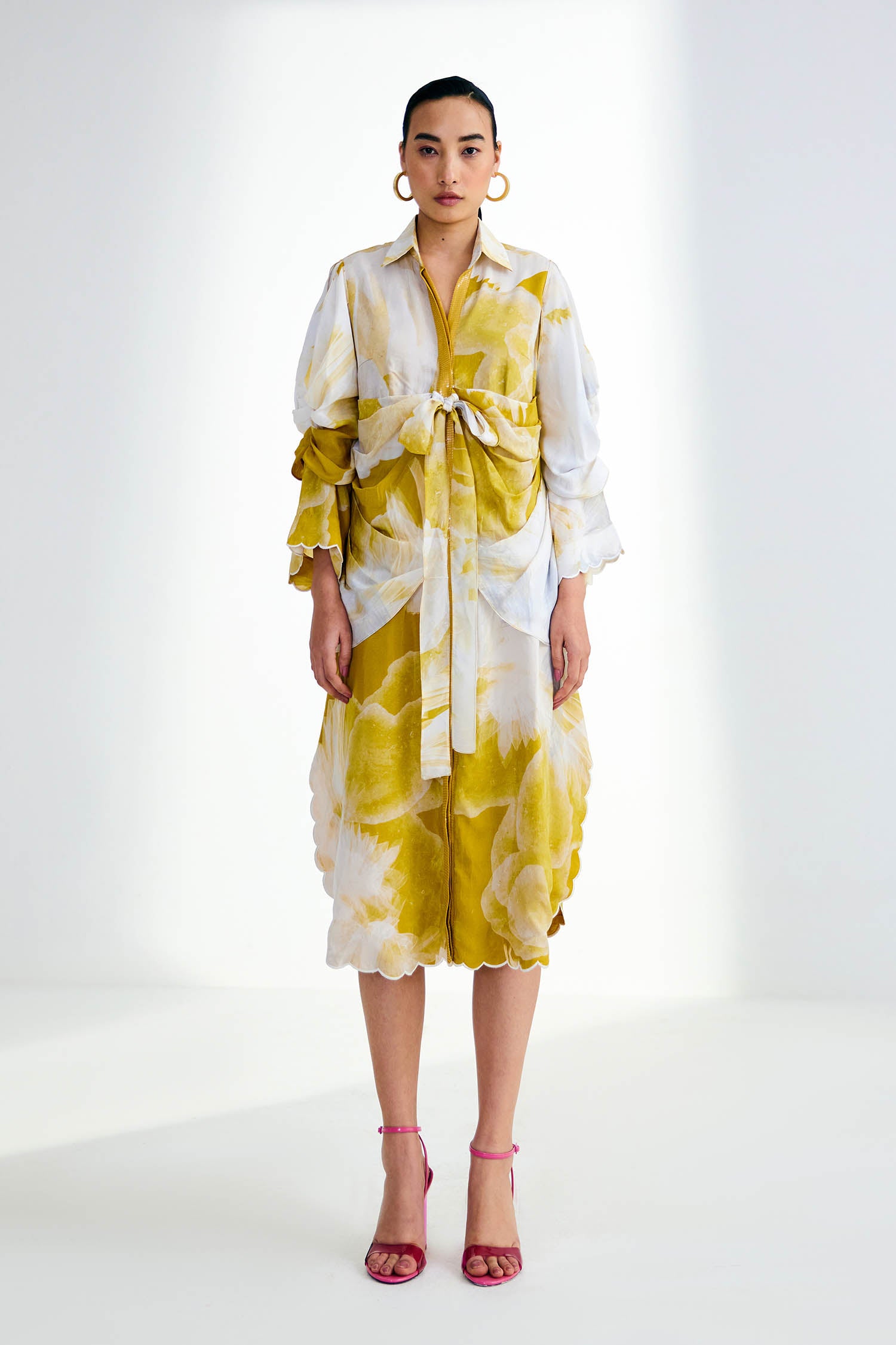 Golden Hour Draped Dress